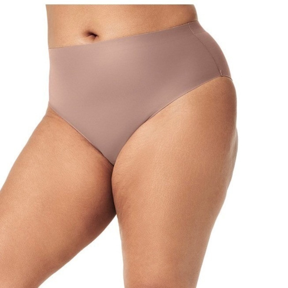 Spanx Shape Sheer Control Bikini Cafe Au Lait High Rise Panty 40132R 1X